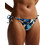 Nike Bikini Slip Floral Μαύρο Μπλε NESSG310-440