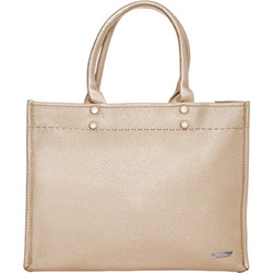 Bag to Bag Γυναικεία Τσάντα Χειρός από Δερματίνη Χρυσή JD-7609