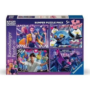Παιδικό Puzzle Ravensburger K-Pop Demon Hunters 4x100 Κομμάτια