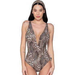 Luna Safari Ολόσωμο Μαγιό Animal Print Καφέ 94810