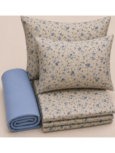 Comfort Σετ Σεντόνια Υπέρδιπλα 220x270 Σιέλ 93-26068