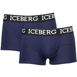 Iceberg Ανδρικά Μποξεράκια Σετ 2Pack Navy Μπλε ICE1UTR02