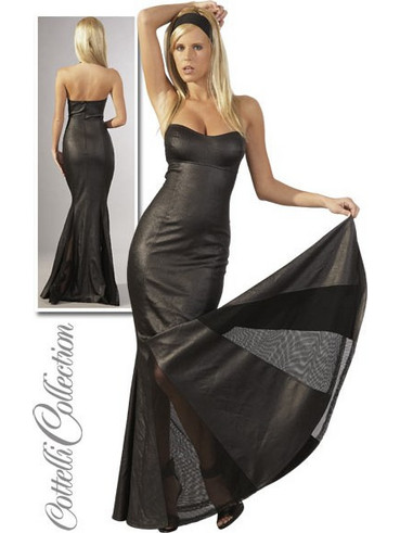 Cottelli Sexy Φόρεμα See Through Μαύρο 27102181020