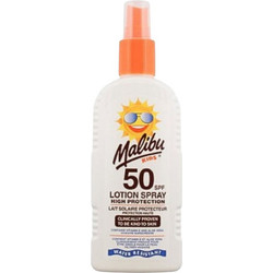 Malibu Protective Παιδικό Αντηλιακό Spray Σώματος SPF50+ 200ml