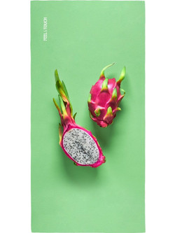 Feel & Touch Fruits No.5 Πετσέτα Θαλάσσης Microfiber Πράσινη 80x160cm