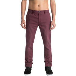 Quiksilver Ανδρικό Παντελόνι Chino Ελαστικό Κανονική Εφαρμογή Μπορντό EQYNP03096-RSZ0