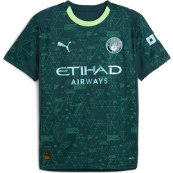 Puma S/S Football MCFC 4th Jersey Replica Ανδρικό Αθλητικό T-Shirt Πράσινο 782692-04