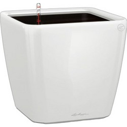 Lechuza Quadro 21 Ls Premium Αυτοποτιζόμενη Γλάστρα Εσωτερικού Χώρου Τετράγωνη Πλαστική Λευκή 22.5x22.5x20.5cm 16120