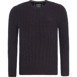 Superdry Ανδρική Πλεκτή Μπλούζα Καφέ M61005YP-FJ9