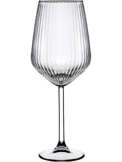 Espiel Σετ Ποτήρια Κρασιού Γυάλινα Κολωνάτα Allegra 490ml 6τμχ SP440449G6
