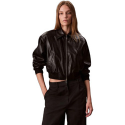 Calvin Klein Γυναικείο Μπουφάν Bomber Κοντό Μαύρο LV047G515G-UB1