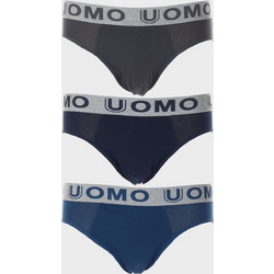 Uomo Ανδρικά Σλιπ Βαμβακερά 3Pack 3P5220-36053