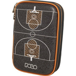Polo Orbit Basketball Κασετίνα με 3 Θήκες Μαύρη 937056-8423