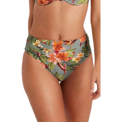 Banana Moon Ψηλόμεσο Bikini Slip Floral Χακί Κόκκινο PACHA-AYANNA-JQU97