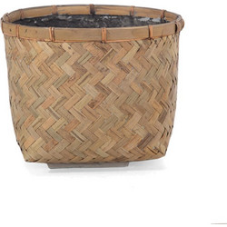 Soulworks Γλάστρα Στρογγυλή Bamboo 29x22cm 0830016