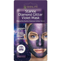 Purederm Galaxy Diamond Glitter Violet Sheet Μάσκα Προσώπου για Λάμψη & Καταπράυνση 10gr