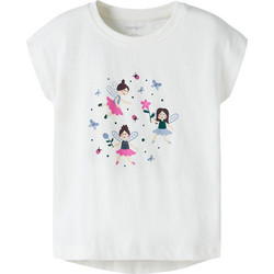 Name It Cloud Dancer Παιδικό T-Shirt Κοντομάνικο Λευκό 13228175