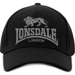 Lonsdale Ανδρικό Καπέλο Jockey Υφασμάτινο Μαύρο 14945-1000NS