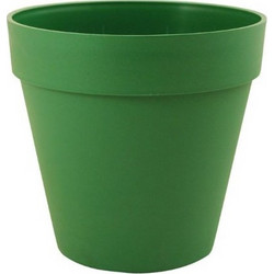 Sic Plast Deco Γλάστρα Εξωτερικού Χώρου Στρογγυλή Πλαστική Πράσινη 18x17cm 7532075903