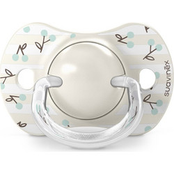 Suavinex SX Pro Birdies Ορθοδοντικές Πιπίλες Σιλικόνης 0-6m Μπεζ Γαλάζια 2τμχ