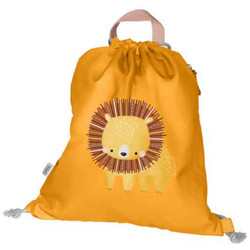 Sassi Chompy The Lion Παιδική Τσάντα Πλάτης Γυμναστηρίου Πορτοκαλί DB3482