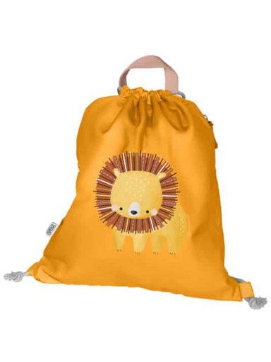 Sassi Chompy The Lion Παιδική Τσάντα Πλάτης Γυμναστηρίου Πορτοκαλί DB3482