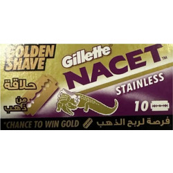Gillette Nacet Gold Ανταλλακτικές Λεπίδες 10τμχ