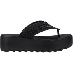 Melissa Γυναικείες Σαγιονάρες Flatforms Ανατομικές Αντιολισθητικές Μαύρες 37914