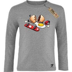 Takeposition Ουπς Παιδικό T-Shirt Μακρυμάνικο Γκρι 814-1649