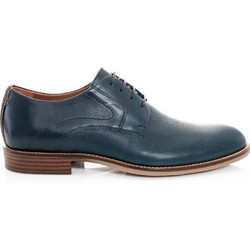 Damiani Ανδρικά Σκαρπίνια Derby Δερμάτινα Navy Μπλε 2700