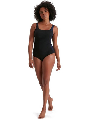 Speedo Αθλητικό Ολόσωμο Μαγιό Μαύρο 10835-G706