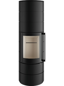 Spatherm Ambiente A4 H2O Nero White Ατσάλινη Ξυλόσομπα Καλοριφέρ 10.4kW