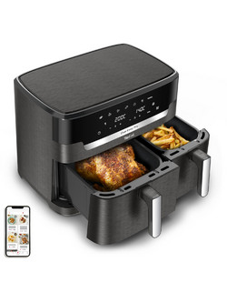 Tefal Easy Fry Dual XXL EY942HE0 Air Fryer 11lt με Διπλό Κάδο