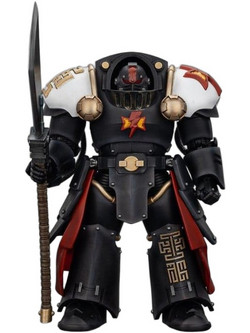 JOY TOY Warhammer 40000 The Horus Heresy White Scars Ebon Keshig Terminator 1 with Power Glaive 13cm JT02953