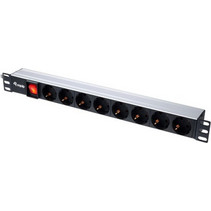 Equip 333293V2 Πολύπριζο για Καμπίνες Rack 1U 19"