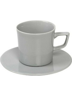 Espiel Essentials Φλιτζάνι Espresso Πορσελάνης Γκρι 100ml OWA105K6
