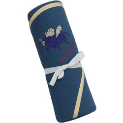Beboulino Unicorn Βρεφικό Μπουρνούζι Κάπα Navy Μπλε 75x75cm