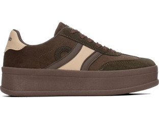 Refresh Γυναικεία Sneakers Flatforms Σοκολατί 176234