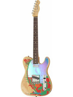 Fender Jimmy Page Ηλεκτρική Κιθάρα T Style με Μαγνήτες SS & Ταστιέρα Rosewood Natural with Dragon Design
