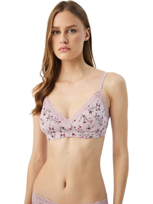 Minerva Bralette χωρίς Μπανέλα Ροζ 90-8152B-140