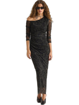 Enzzo Ursula Maxi Βραδινό Φόρεμα Μαύρο 262005