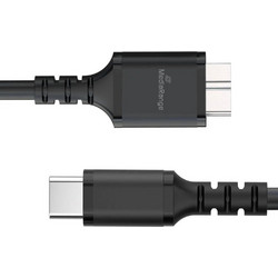 MediaRange MRCS257 Καλώδιο USB-B Micro Male 3.0 to USB-C Male 0.5m Black