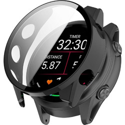 Techsuit Defense360 Pro Πλαστική Θήκη με Προστασία Οθόνης για Garmin Forerunner 70 / 170 43mm Μαύρη