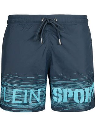 Plein Sport Ανδρικό Μαγιό Σορτς με Σχέδια Navy Μπλε PS26MBM12-24