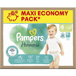 Pampers Harmonie Πάνες No6 13+kg 62τμχ