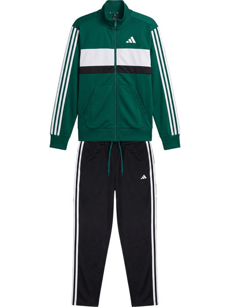 Adidas Παιδικό Σετ Φόρμας Πράσινο Μαύρο KZ0100