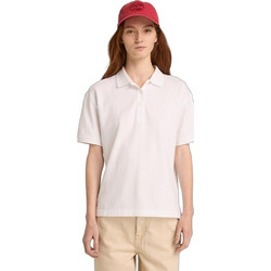 Timberland Γυναικεία Μπλούζα Polo Κοντομάνικη Ροζ TBC0YHC4100L