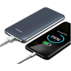 Swiss+Go SWI502016 Power Bank 10200mAh με Θύρα USB-A & Θύρα USB-C Black
