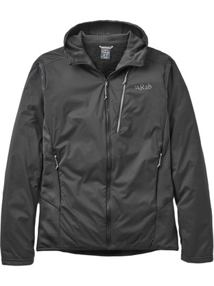 Rab Ανδρικό Μπουφάν Χειμωνιάτικο Puffer Μαύρο QFG-56-BLK-LRG