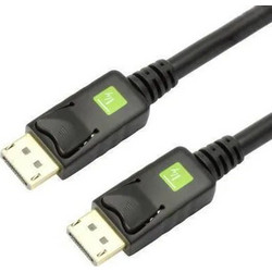 Techly Καλώδιο DisplayPort 1.4 to DisplayPort Male 0.5m Black ICOC-DSP-A-005
